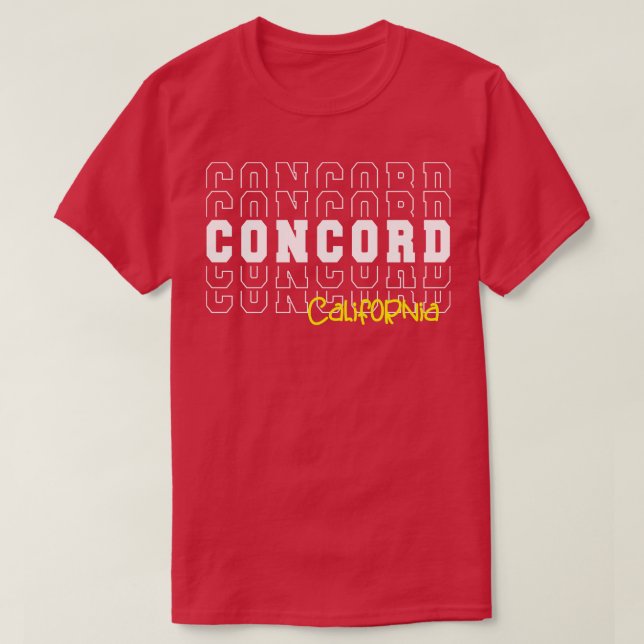 Concord City California Concord CA T-Shirt (Design vorne)