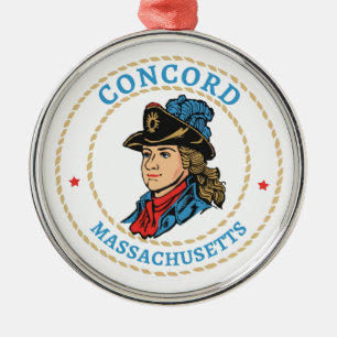 Concord Massachusetts Colonial Ornament Aus Metall
