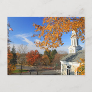 Concord Massachusetts im Herbst Postkarte