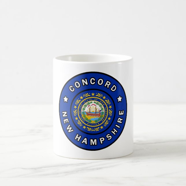 Concord New Hampshire Kaffeetasse (Mittel)
