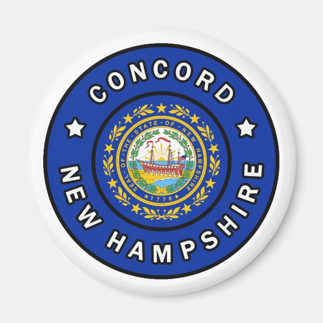 Concord New Hampshire Magnet (Vorne)