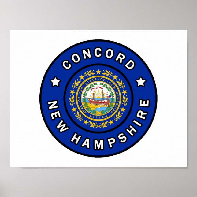 Concord New Hampshire Poster (Vorne)