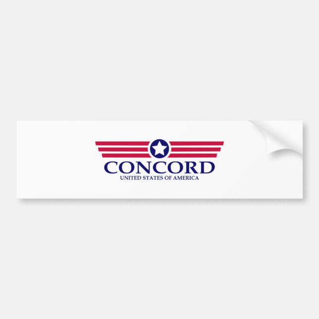 Concord NH Pride Autoaufkleber (Vorne)