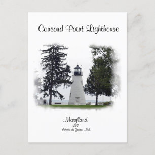 Concord Point Light - Havre de Grace, Maryland Postkarte
