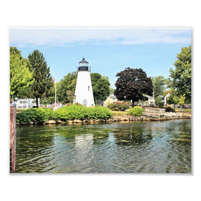 Concord Point Lighthouse, Maryland Foto Print (Vorne)