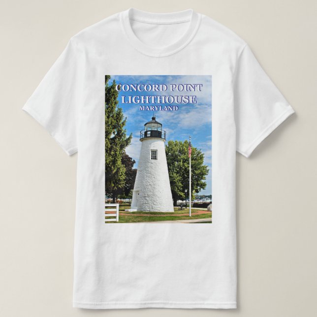 Concord Point Lighthouse, Maryland T - Shirt (Design vorne)
