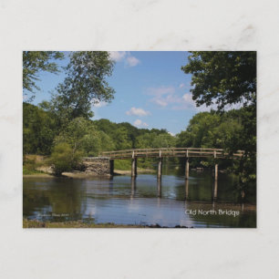 Concord River: Alte Nordbrücke Postkarte