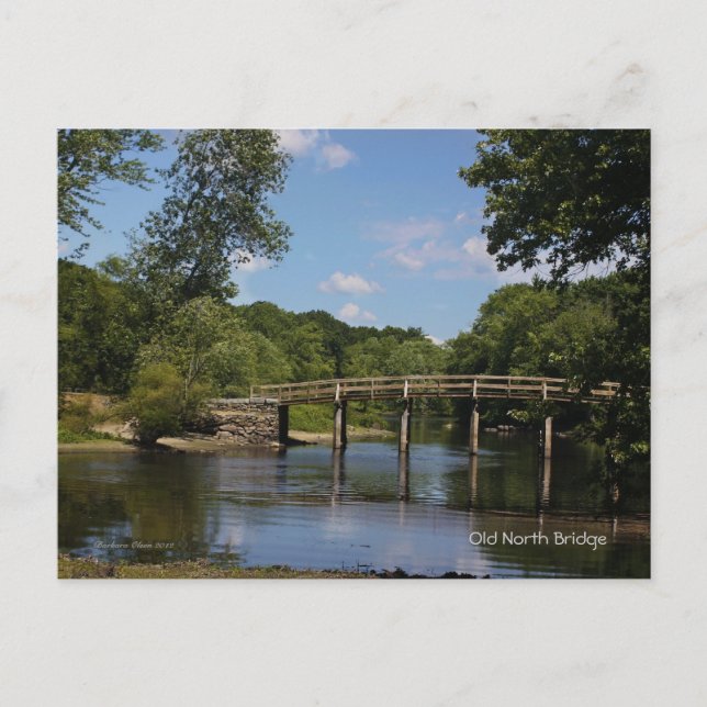Concord River: Alte Nordbrücke Postkarte (Vorderseite)