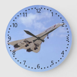 Concorde G-BOAF Große Wanduhr