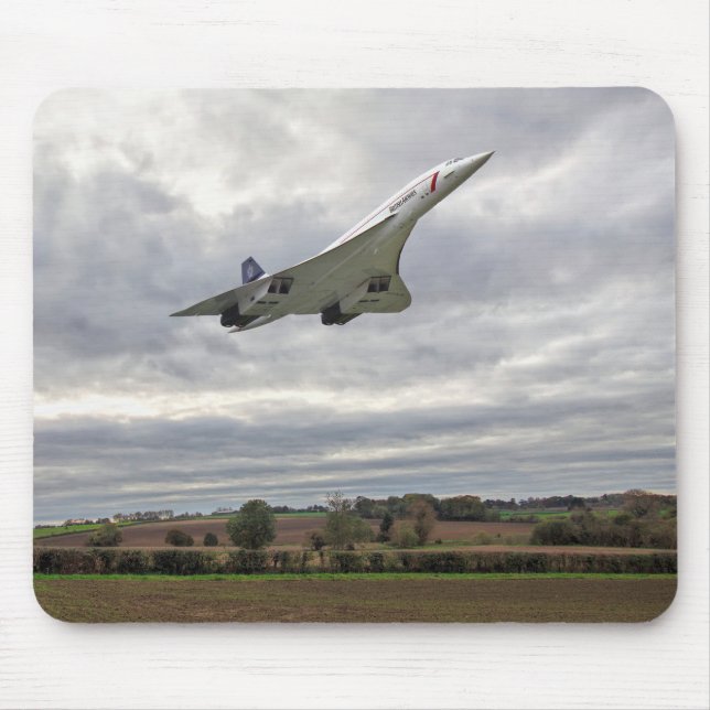 Concorde - Hochgeschwindigkeits-Maus-Pad Mousepad (Vorne)