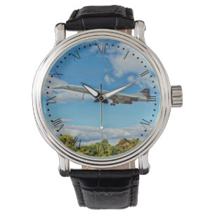 Concorde on Finals - römisches Dial Armbanduhr