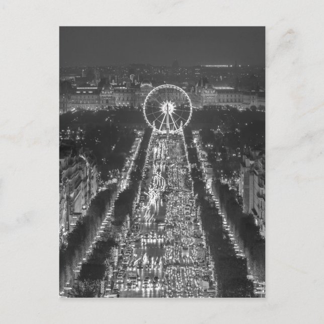 Concorde, Paris, Frankreich Postkarte (Vorderseite)