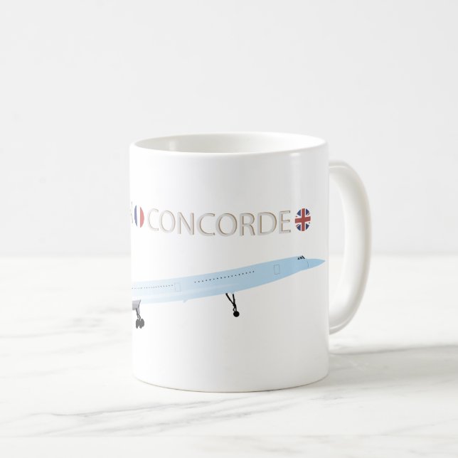 Concorde Turbojet-powered Supersonic Airliner Kaffeetasse (VorderseiteRechts)