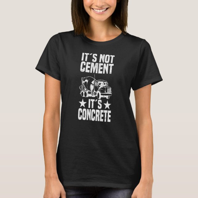 Concrete Finisher Construction Worker Laboratory C T-Shirt (Vorderseite)