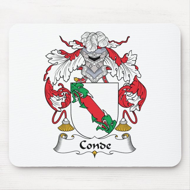 Conde Familienwappen Mousepad (Vorne)