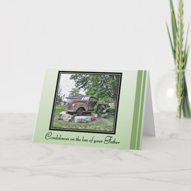 Condolences on the Loss of your Father - Card Karte (Vorderseite)