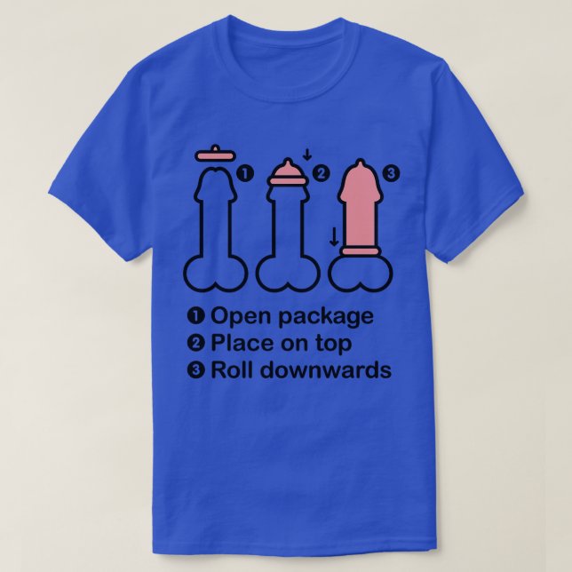 Condom-Handbuch T-Shirt (Design vorne)