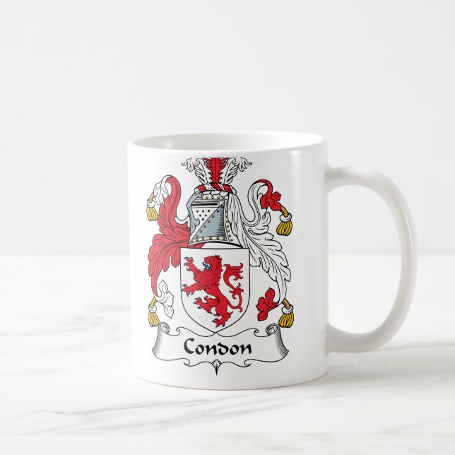 Condon Familienwappen Kaffeetasse (Rechts)