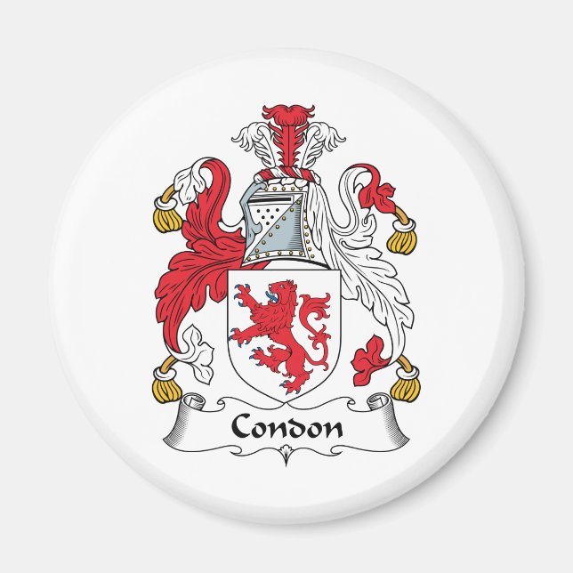 Condon Familienwappen Magnet (Vorne)
