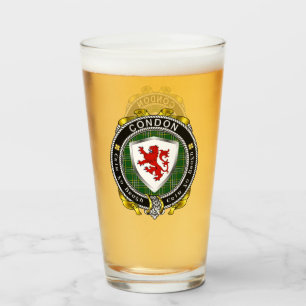 Condon Irish Shield Bierglas Glas