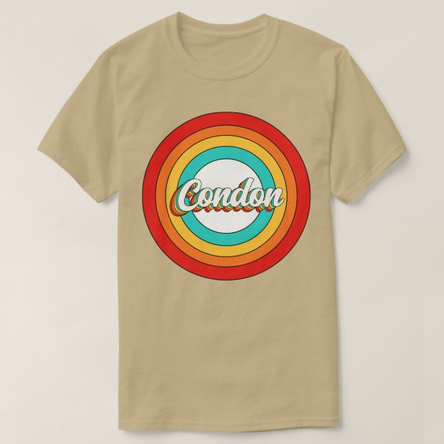 Condon Name Shirt Vintag Condon Circle (Design vorne)