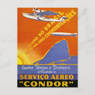 Condor ~ Brasilianischer Luftdienst Postkarte
