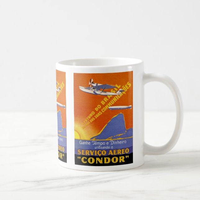 Condor ~ Flughafen Brasilien Kaffeetasse (Rechts)
