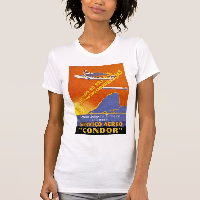 Condor ~ Flughafen Brasilien T-Shirt (Vorderseite)
