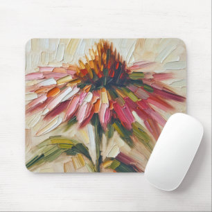 Cone-Blume Impasto-Malerei Mousepad