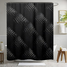 Cone Design Black Dusche Vorhang