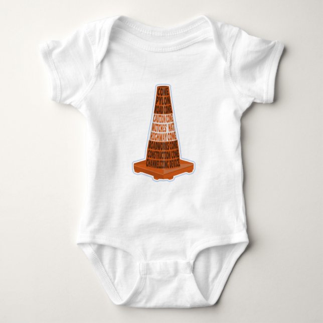 Cone Orange Tarafcone Baby Strampler (Vorderseite)