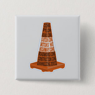 Cone Orange Tarafcone Button