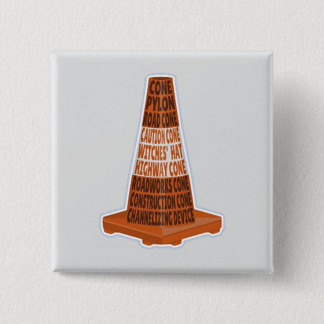 Cone Orange Tarafcone Button (Vorderseite)
