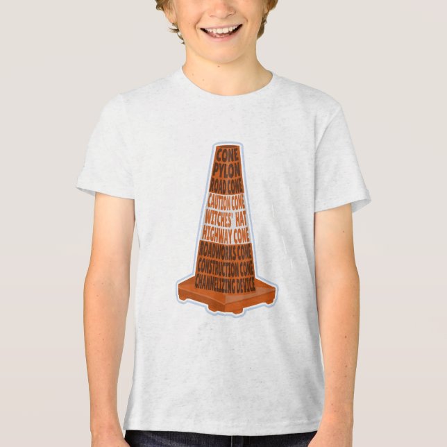 Cone Orange Tarafcone Tri-Blend Shirt (Vorderseite)