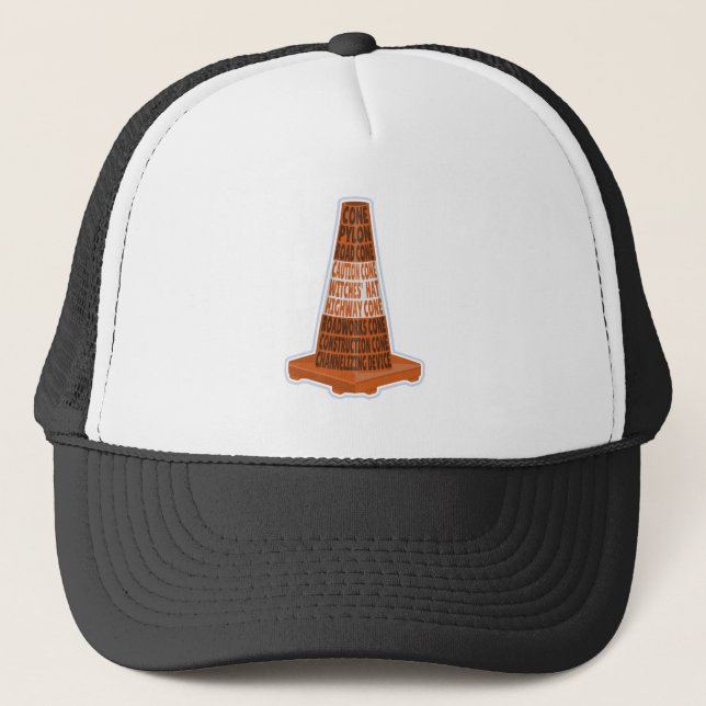 Cone Orange Tarafcone Truckerkappe (Vorderseite)