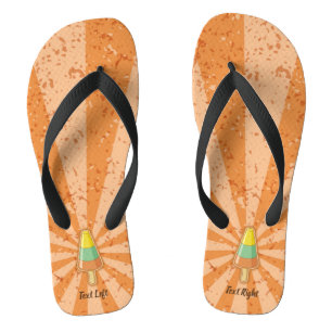 Cone Shaped Sorbet Stick Flip Flops