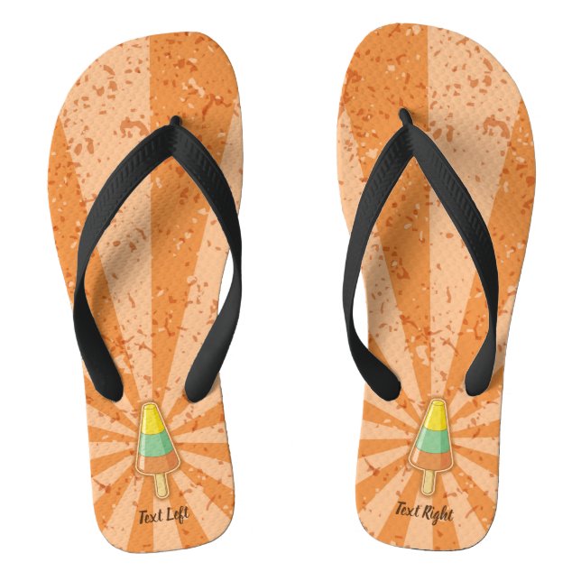 Cone Shaped Sorbet Stick Flip Flops (Fußbett)