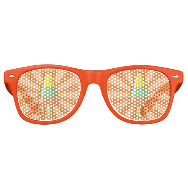 Cone Shaped Sorbet Stick Partybrille (Vorderseite)