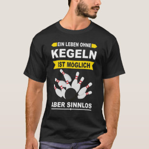 Cone Taper Ball Nine Kegel Club Sprichwort T-Shirt