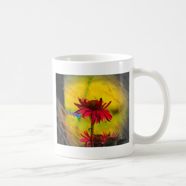 Coneflower Art #2 Tasse (Rechts)