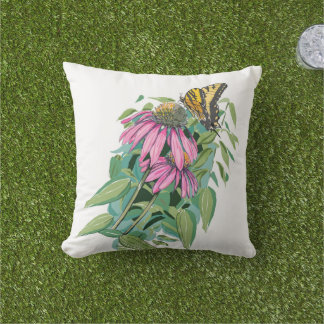 Coneflower Outdoor pillow Kissen