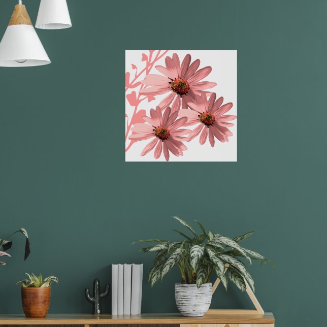 ConeFlowers Poster (Wohnzimmer 1)