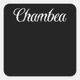 Conejo Chambea Haselsojen-Eichenfalle Quadratischer Aufkleber