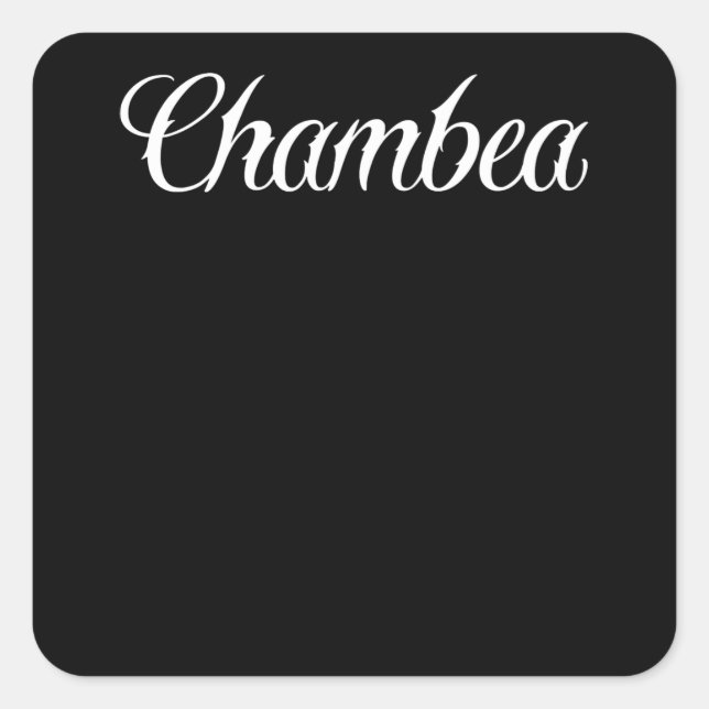 Conejo Chambea Haselsojen-Eichenfalle Quadratischer Aufkleber (Vorderseite)