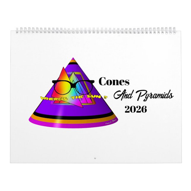 Cones und Pyramids Kalender (Titelbild)