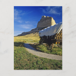 Conestoga Lastwagen an Scottsbluff Postkarte