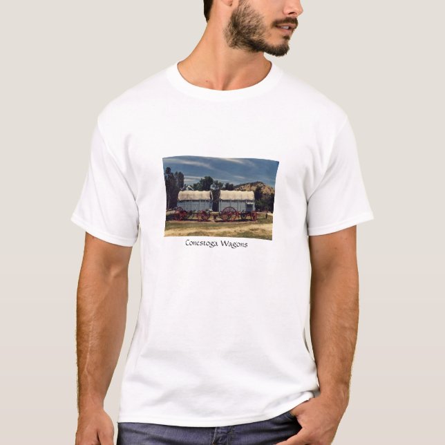 Conestoga Lastwagen T-Shirt (Vorderseite)