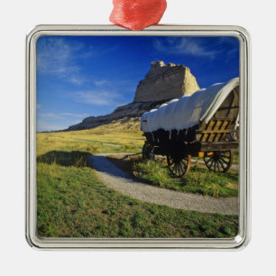 Conestoga-Wagen bei Scottsbluff National Ornament Aus Metall