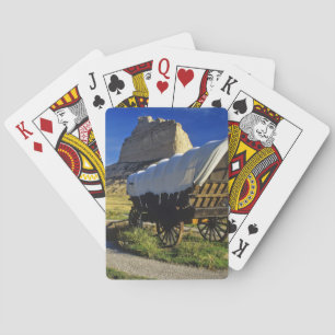 Conestoga-Wagen im Scottsbluff National Spielkarten
