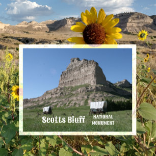 Conestoga-Wagen, Scotts Bluff National Monument Postkarte